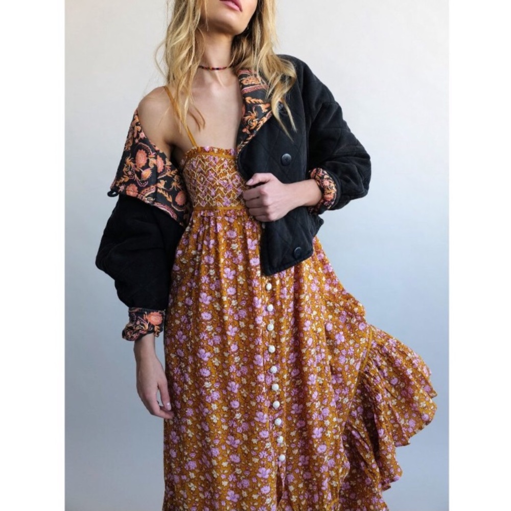 Free People Molly Jo Midi Dress